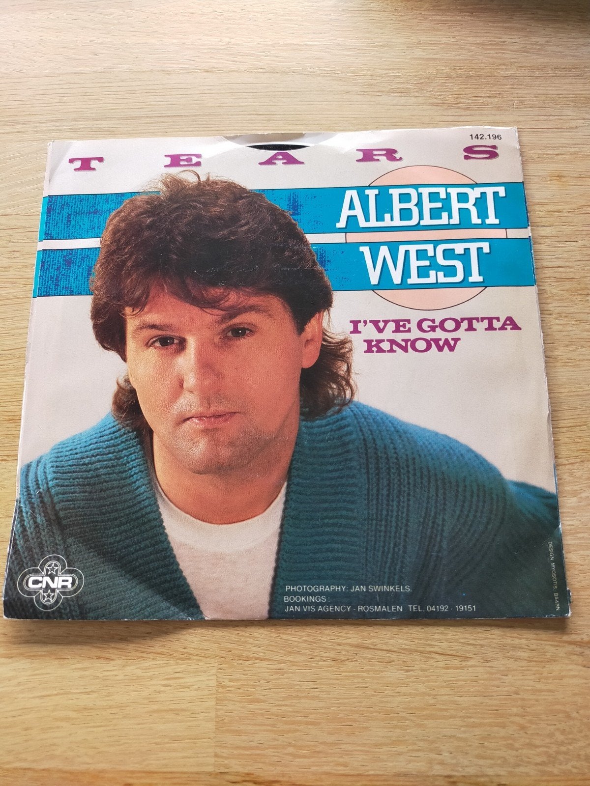 Albert West , tears, Ophalen of Verzenden, Zo goed als nieuw, Nederlandstalig