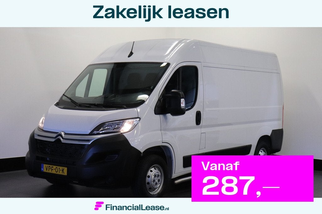 Citroën Jumper 2.2 BlueHDi L2H2 EURO 6 - Airco - Cruise - S, Voorwielaandrijving, Stof, Gebruikt, Citroën