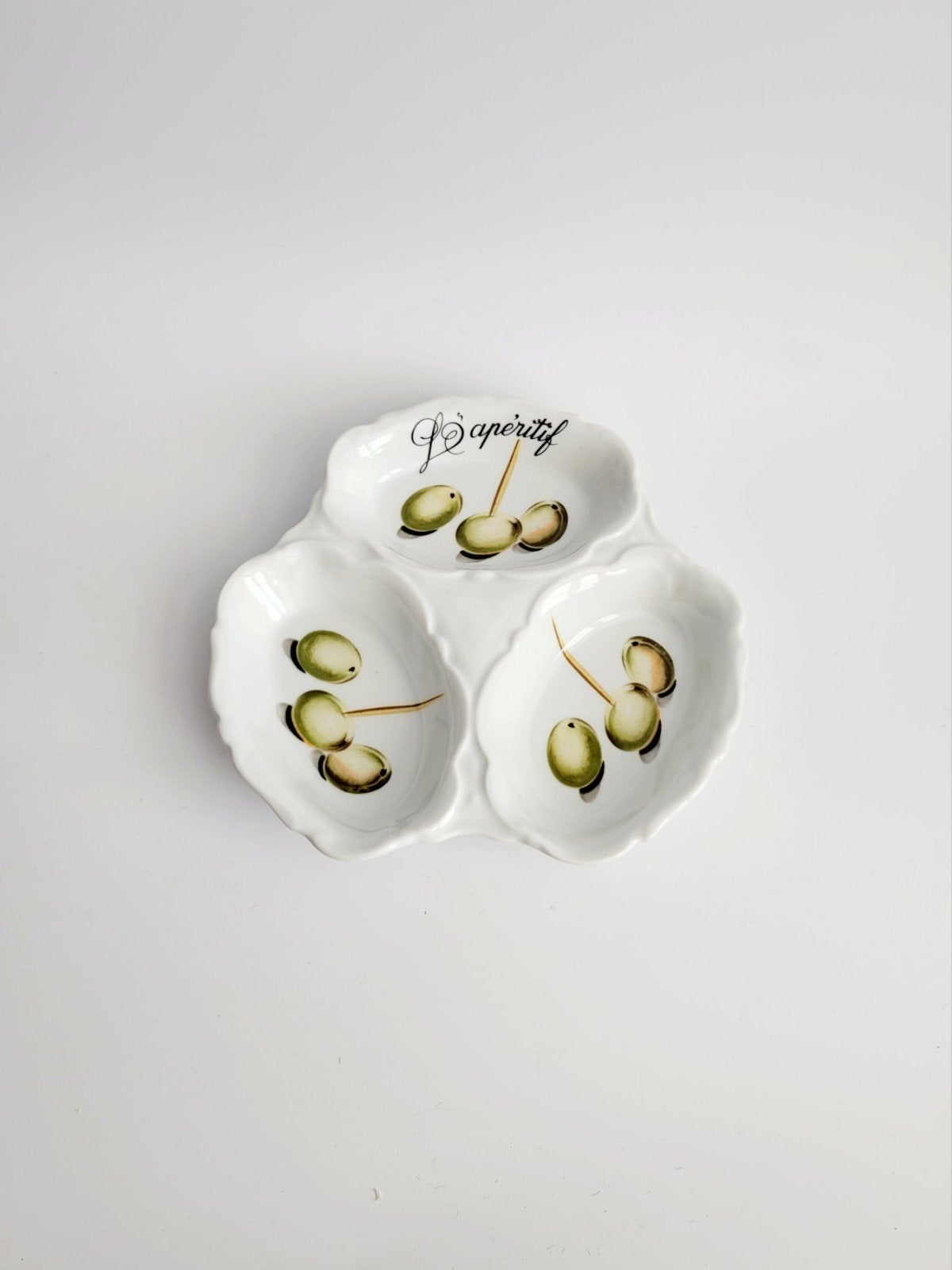 izgs Prachtig Frans servies schaaltje 3 vaks voor bv tapas, Ophalen of Verzenden, Zo goed als nieuw, Zilver, Overige materialen