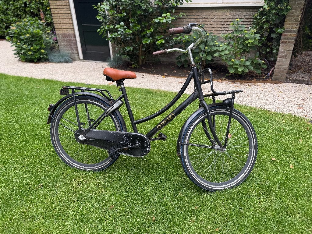 Cortina meisjesfiets - Zwart, 26 inch, Terugtraprem, Gebruikt, Versnellingen, Cortina