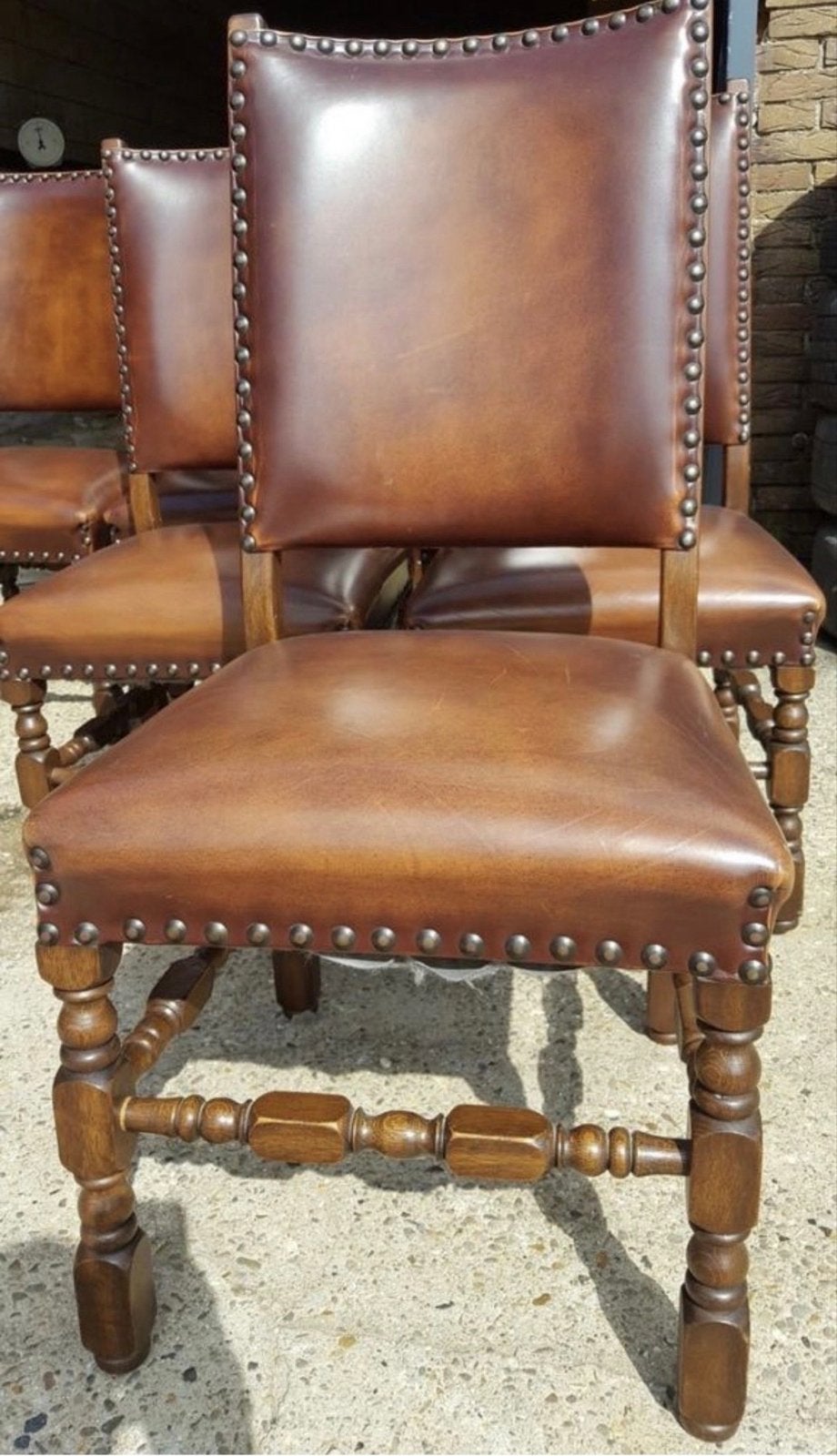 6  eiken eetkamerstoelen MAGAZIJN OPRUIMING, Ophalen