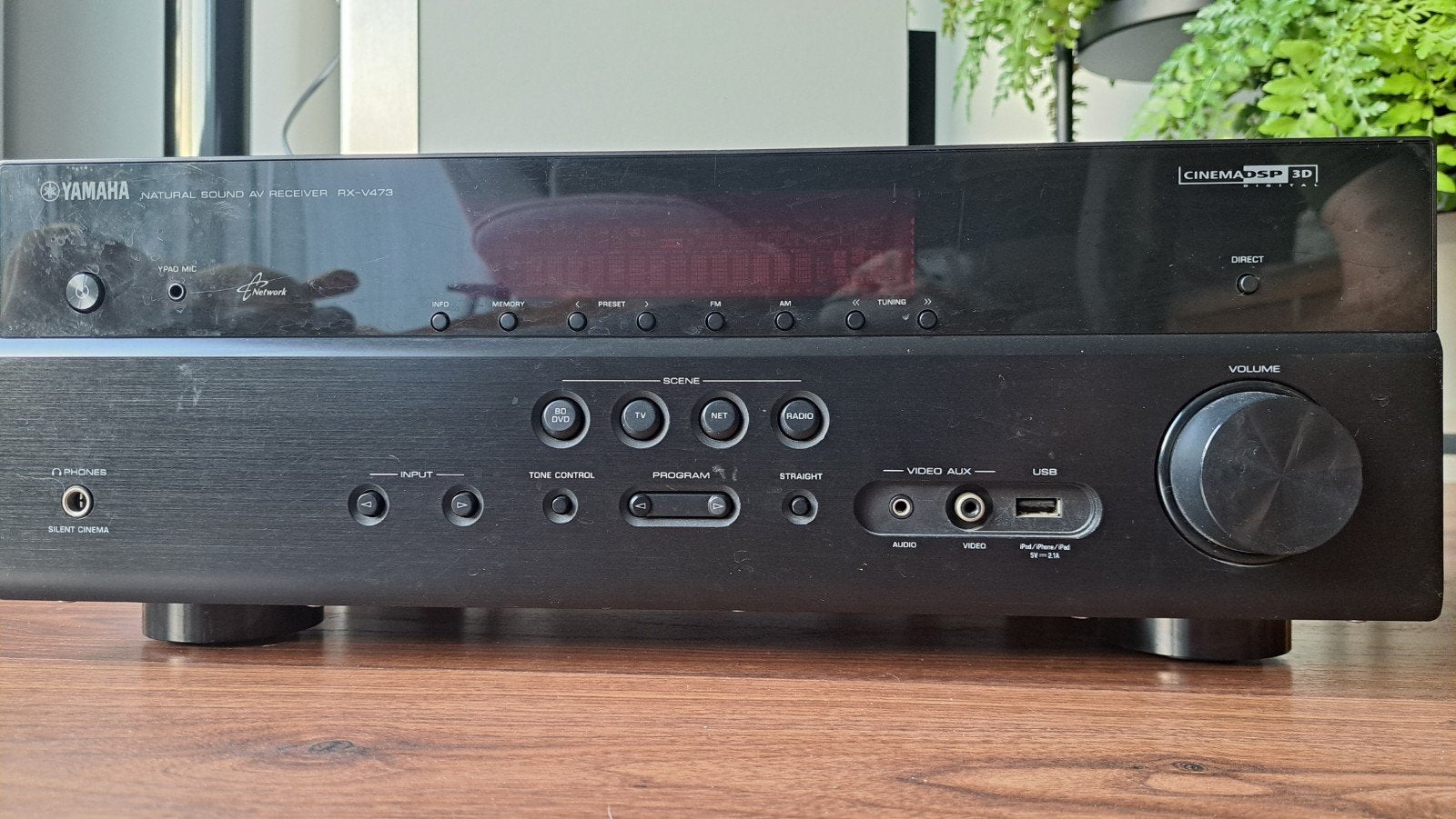 Yamaha RX-V473 AV Receiver met HDMI, DTS-HD, Ophalen, Gebruikt, Yamaha, 60 tot 120 watt