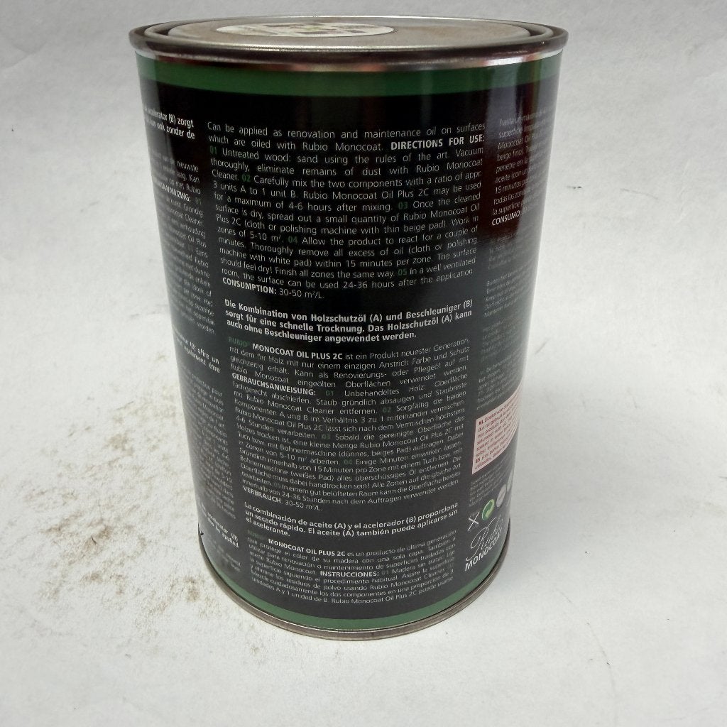 Rubio Monocoat Oil Hout Olie Lak Sky Grey 1L, Nieuw, Ophalen of Verzenden, Lak, Minder dan 5 liter