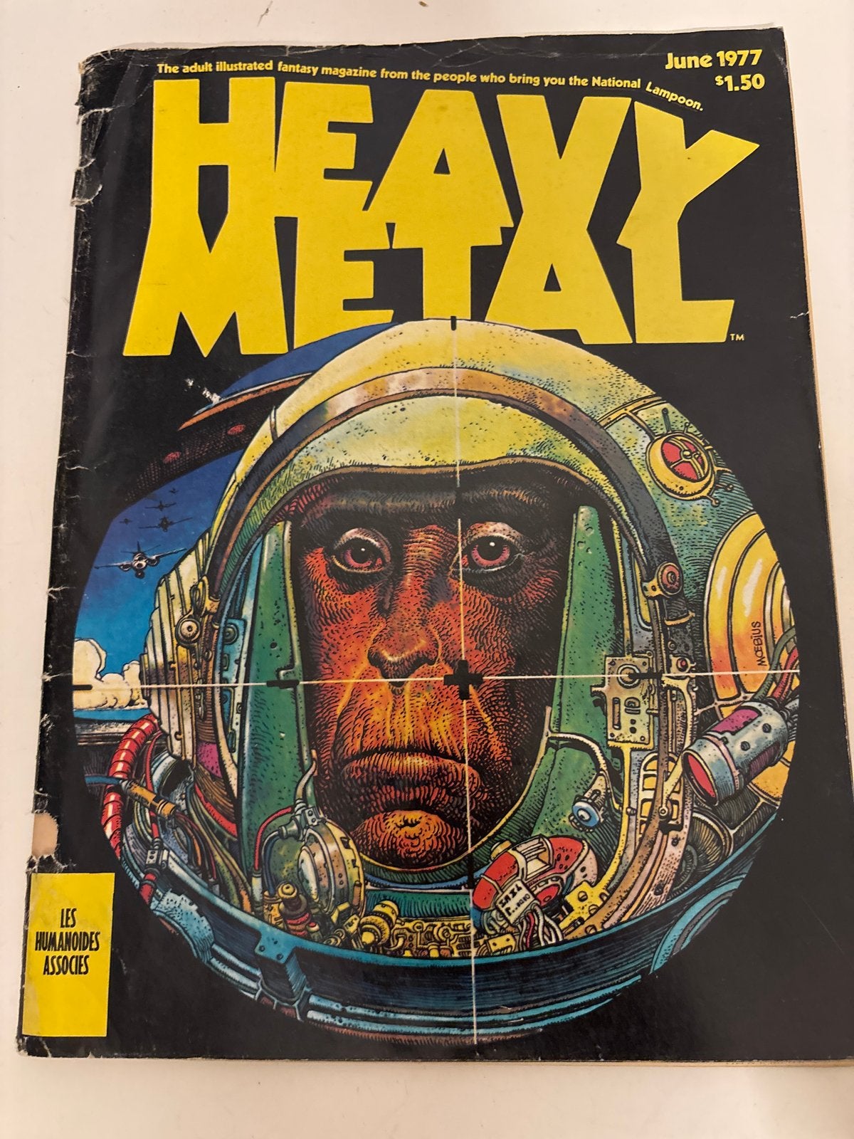Heavy Metal Magazine Juni 1977, Ophalen of Verzenden, Gelezen, Overige typen
