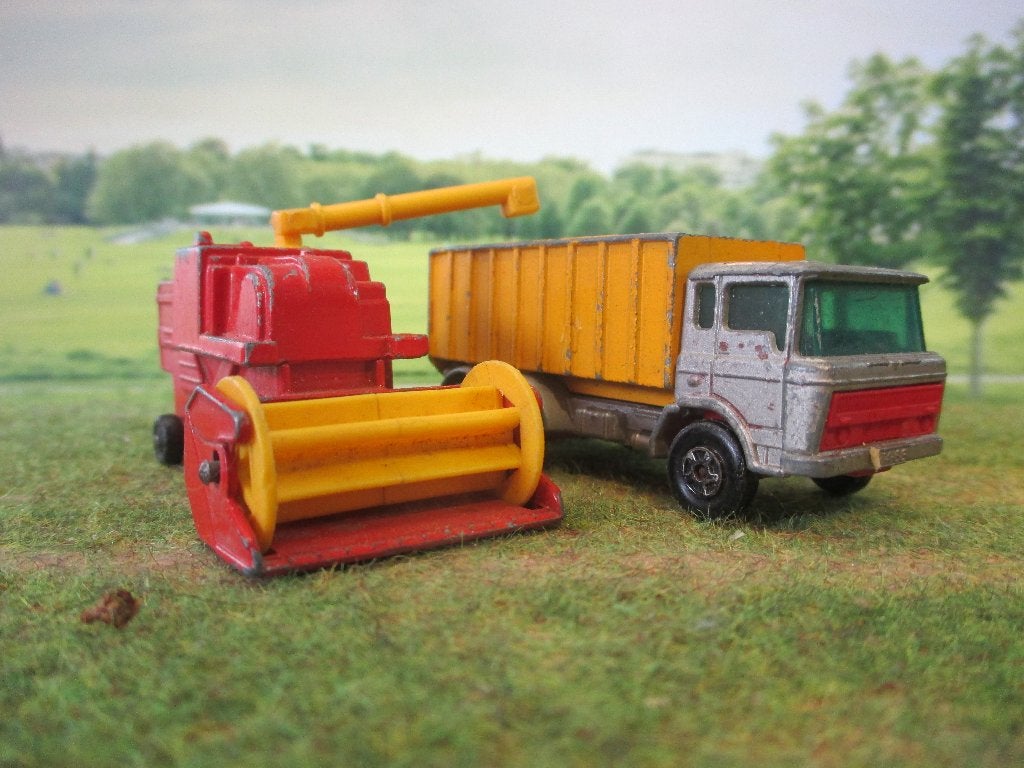 1:? Combine Harvester Lesney Matchbox Superfast MB51 1979-81, Ophalen of Verzenden, Gebruikt, Auto