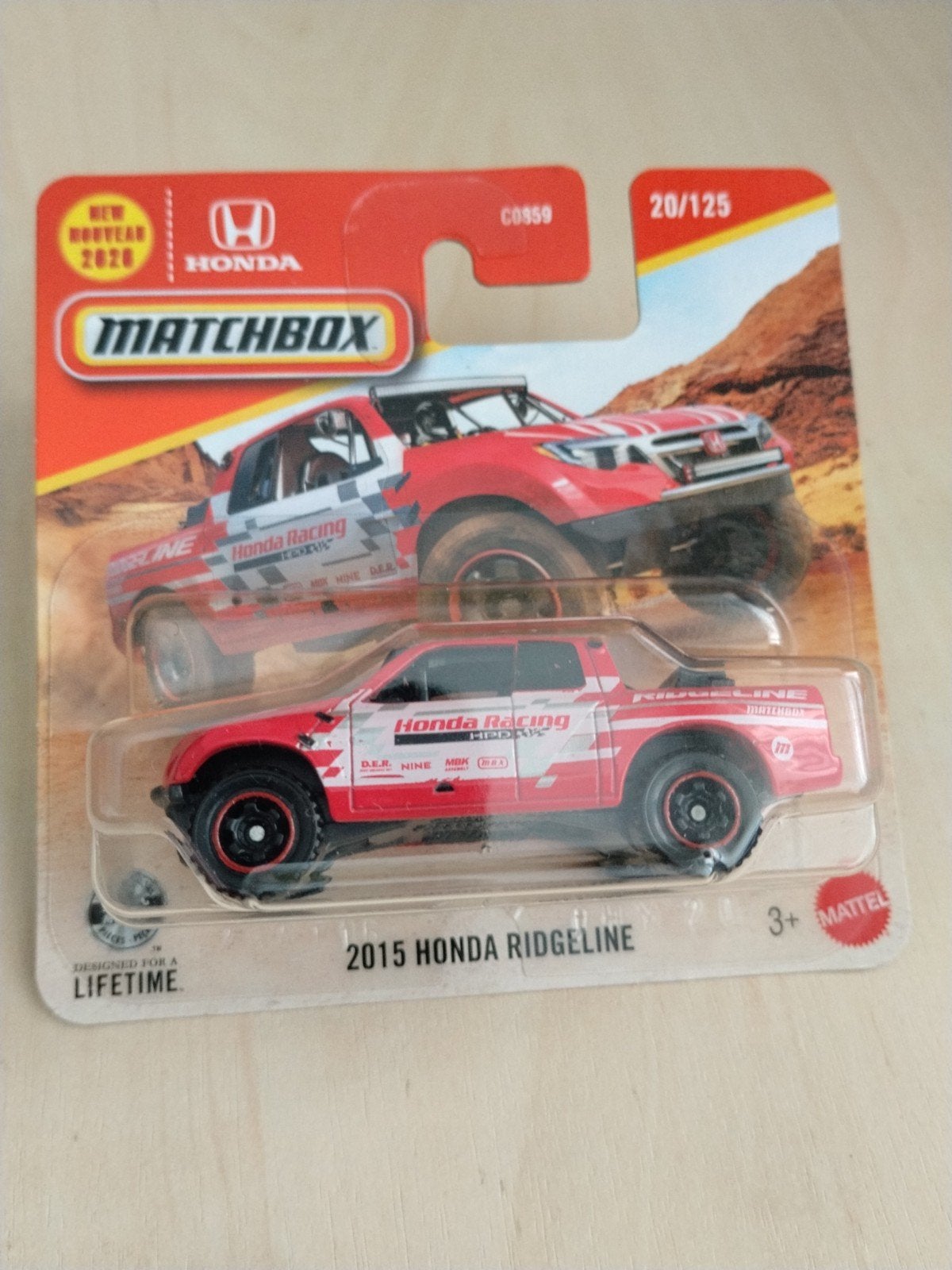 Matchbox 2015 honda Ridgeline, Ophalen of Verzenden, Nieuw, Auto