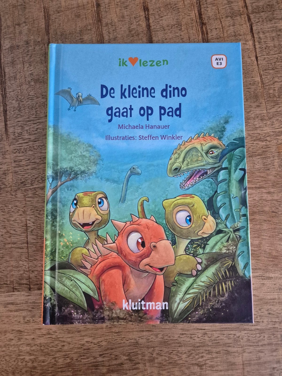 De kleine dino gaat op pad - AVI E3 kinderboek, Boeken, Ophalen of Verzenden, Zo goed als nieuw, Michaela Hanauer, Fictie algemeen