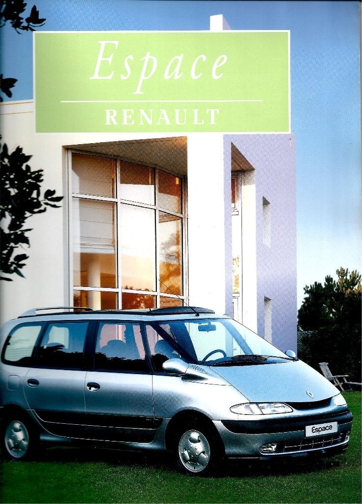 Brochure Renault Espace 1997, Ophalen of Verzenden, Gelezen, Renault