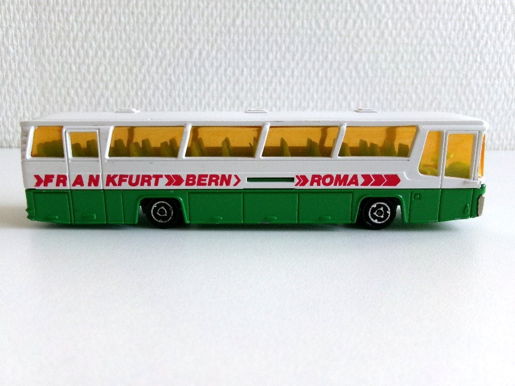 Neoplan Bus Frankfurt Bern Roma 1:87 Majorette (geen ovp), Ophalen of Verzenden, Gebruikt, Bus of Vrachtwagen, Majorette