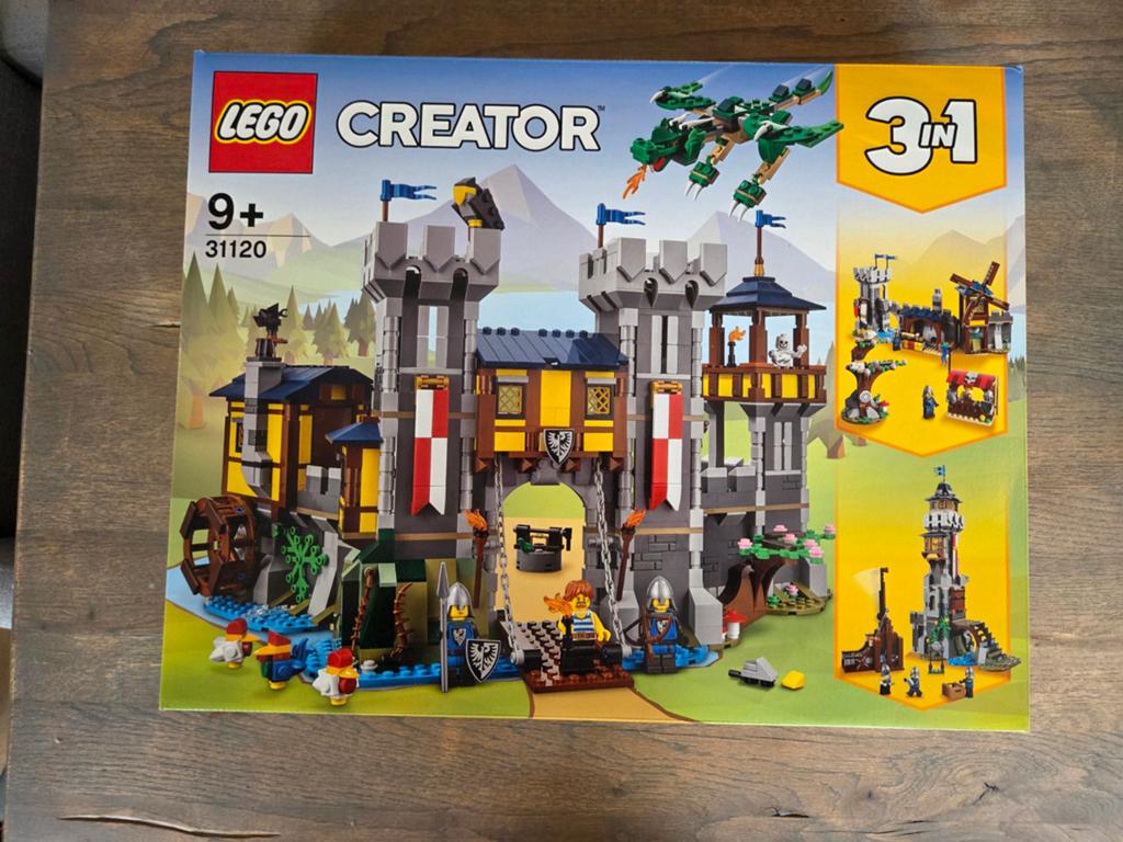 Lego Creator 31120 Middeleeuws Kasteel 3-in-1, Kinderen en Baby's, Speelgoed | Duplo en Lego, Lego, Nieuw, Ophalen of Verzenden