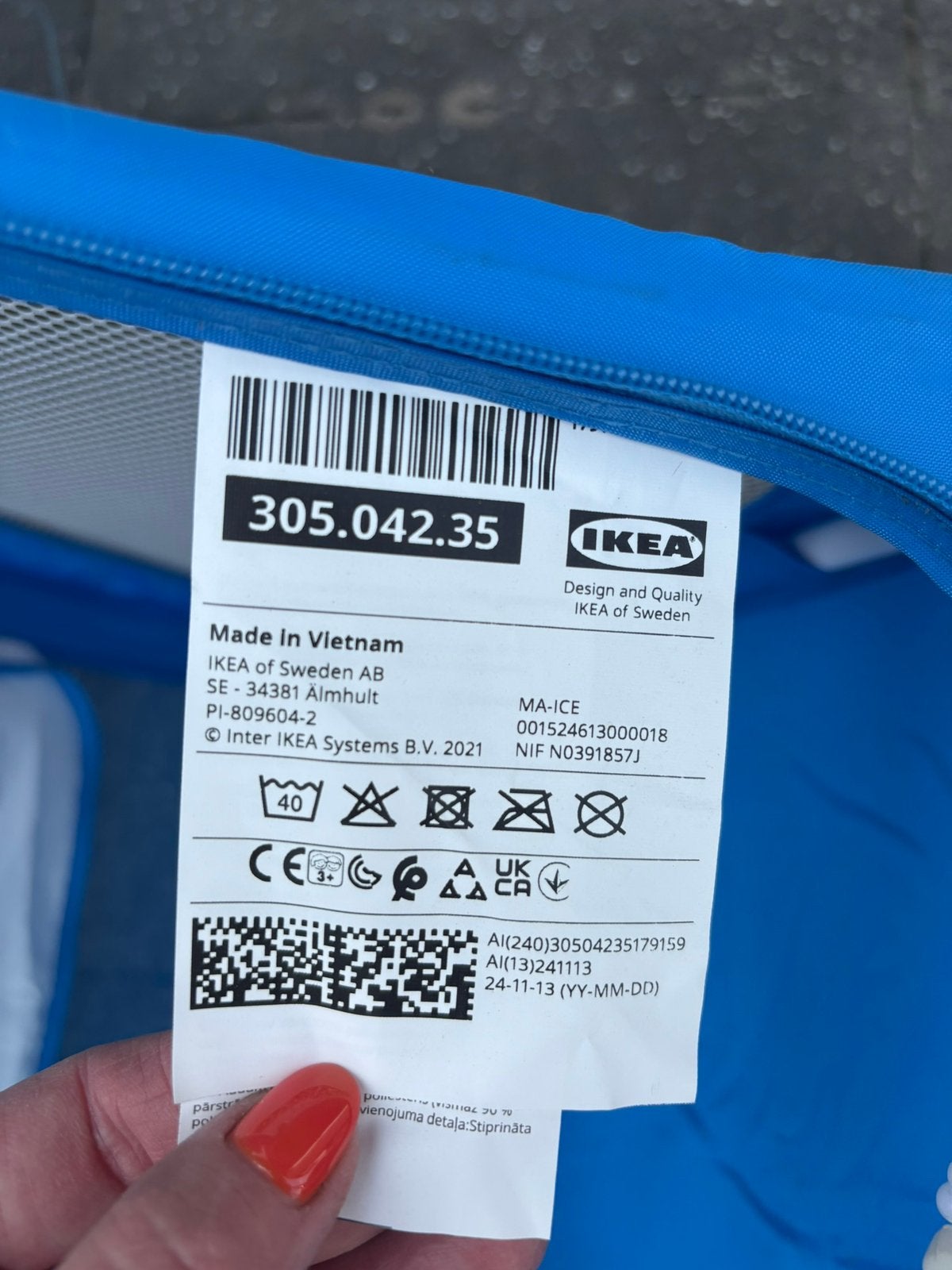 Voetbal doel / balopberger Ikea, Ophalen of Verzenden, Zo goed als nieuw