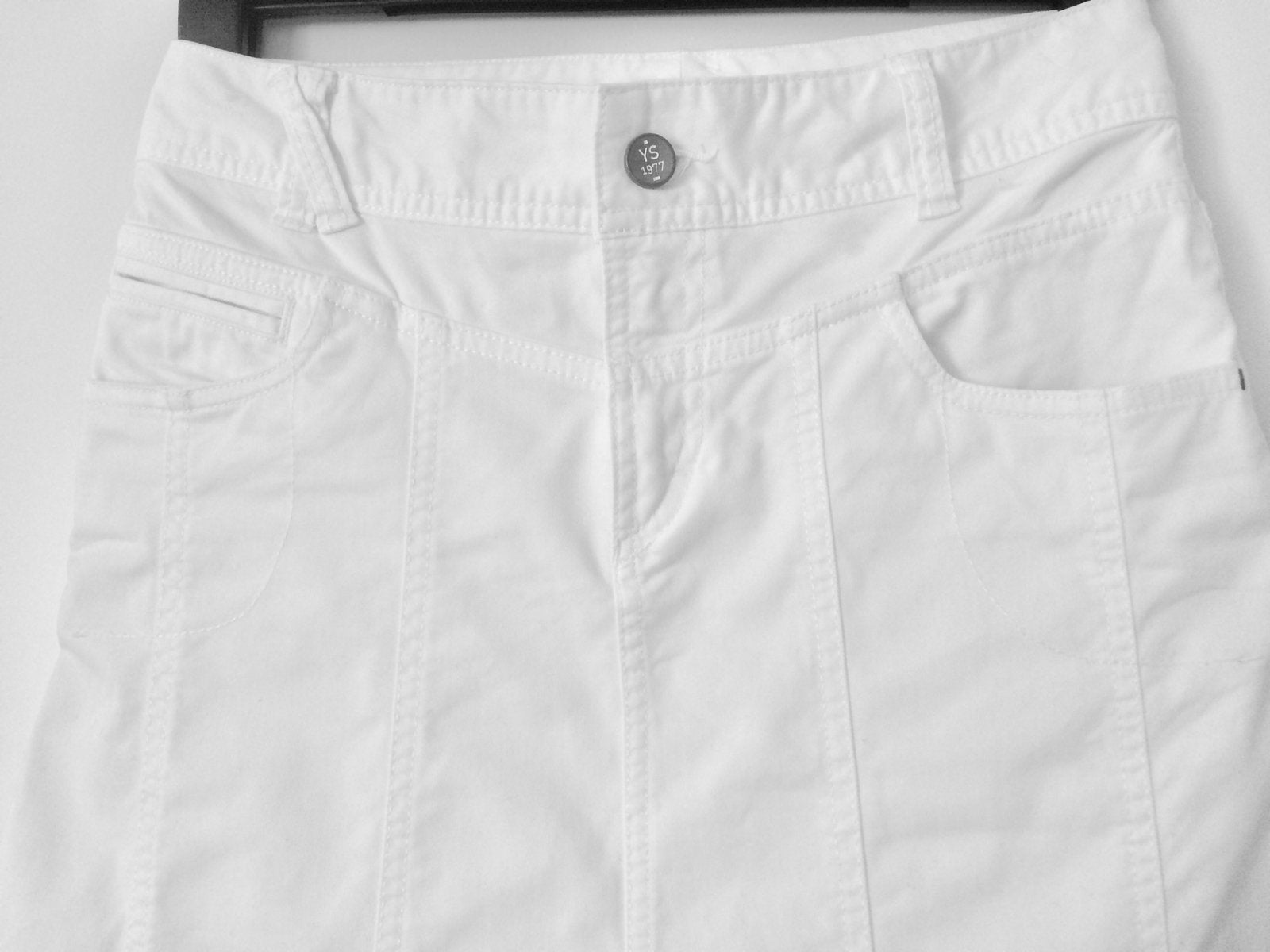 Denim rok maat 34 Yessica C&A, Wit, Ophalen of Verzenden, Zo goed als nieuw, Knielengte