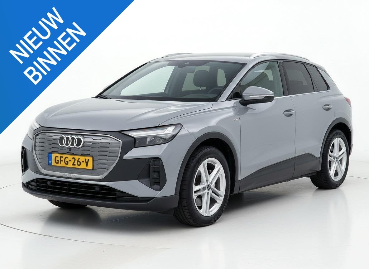 Audi Q4 e-tron 35 Launch edition 55 kWh, Auto's, Automaat, Gebruikt, Zwart, Parkeersensor