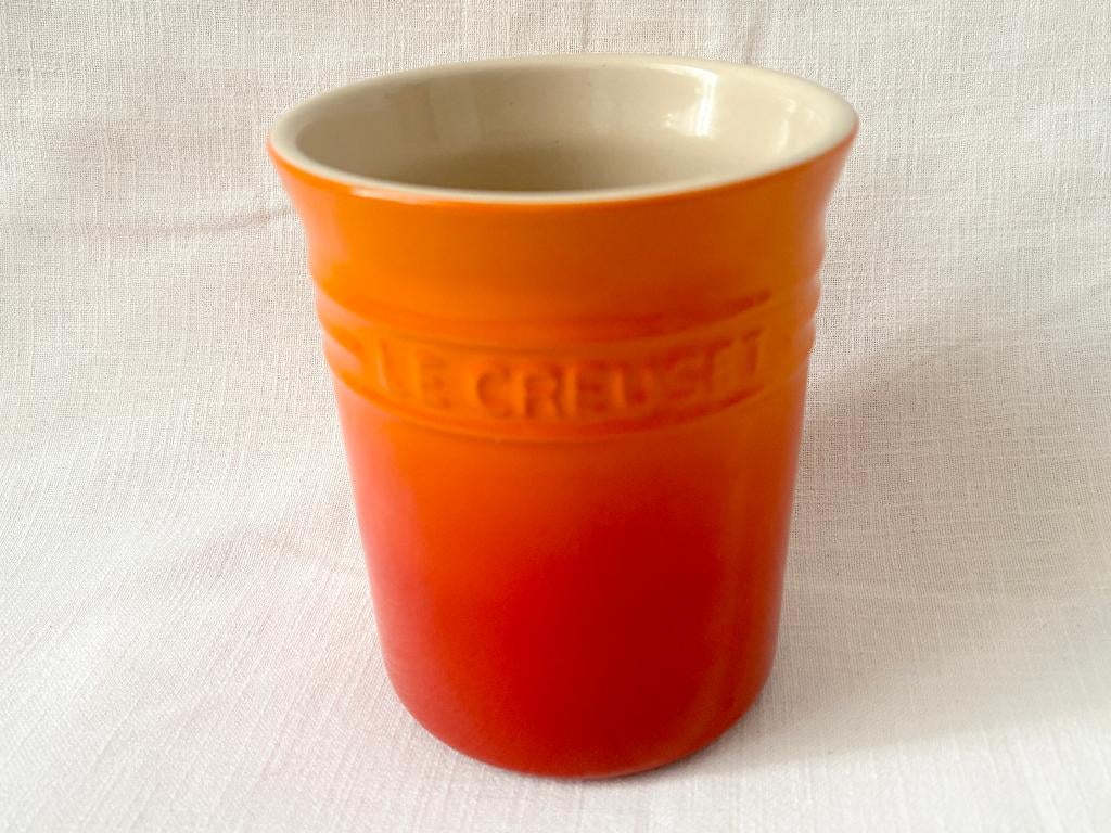 Le Creuset - Spatelpot lepelpot, Le Creuset, Overige typen, Verzenden, Zo goed als nieuw