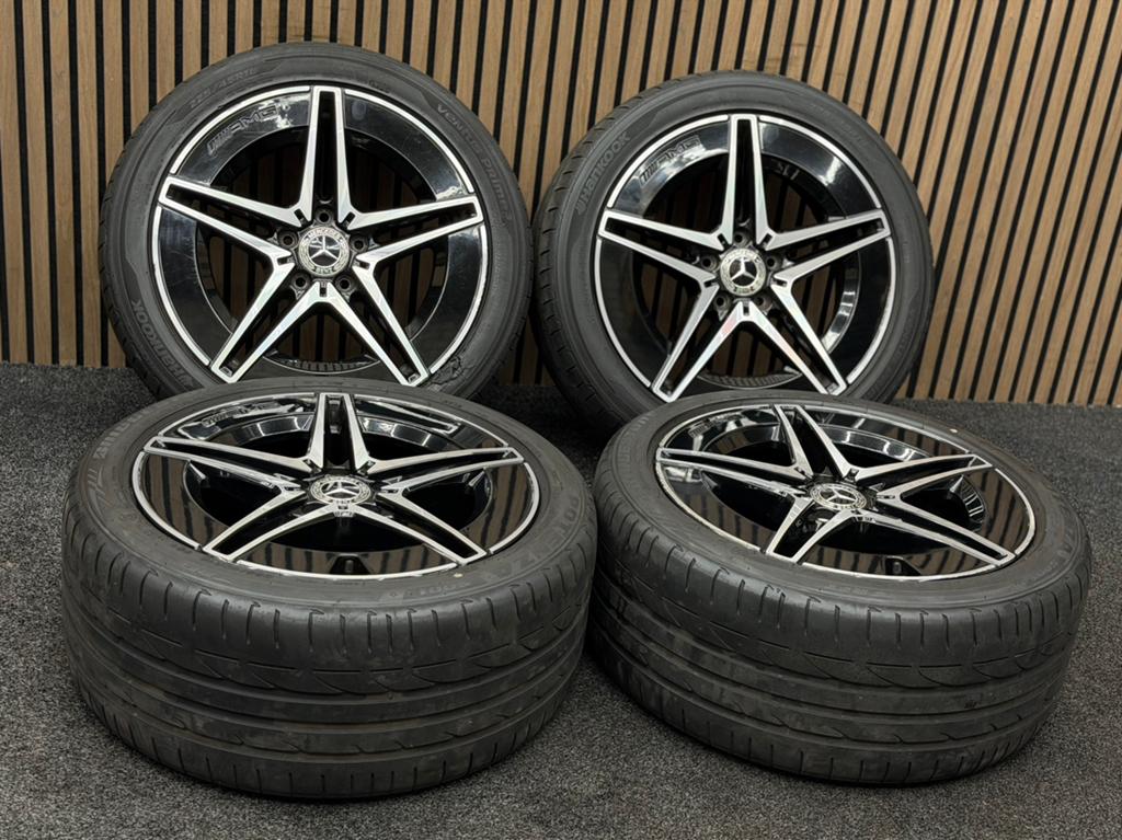 Originele 18 inch Mercedes C-Klasse W206 S206 AMG 5x112, Ophalen, 18 inch, ., Banden en Velgen