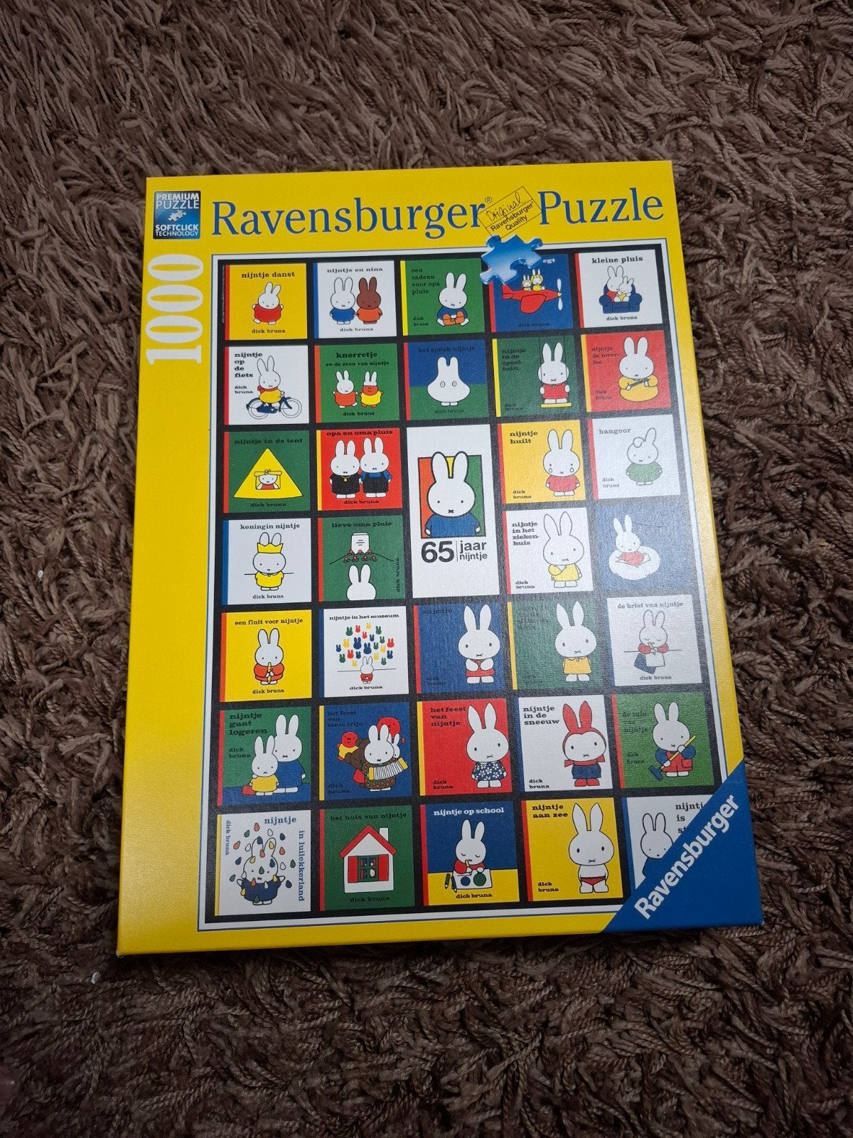 Ravensburger Nijntje 65 jaar Legpuzzel 1000 stukjes, Hobby en Vrije tijd, Denksport en Puzzels, Ophalen of Verzenden, 500 t/m 1500 stukjes
