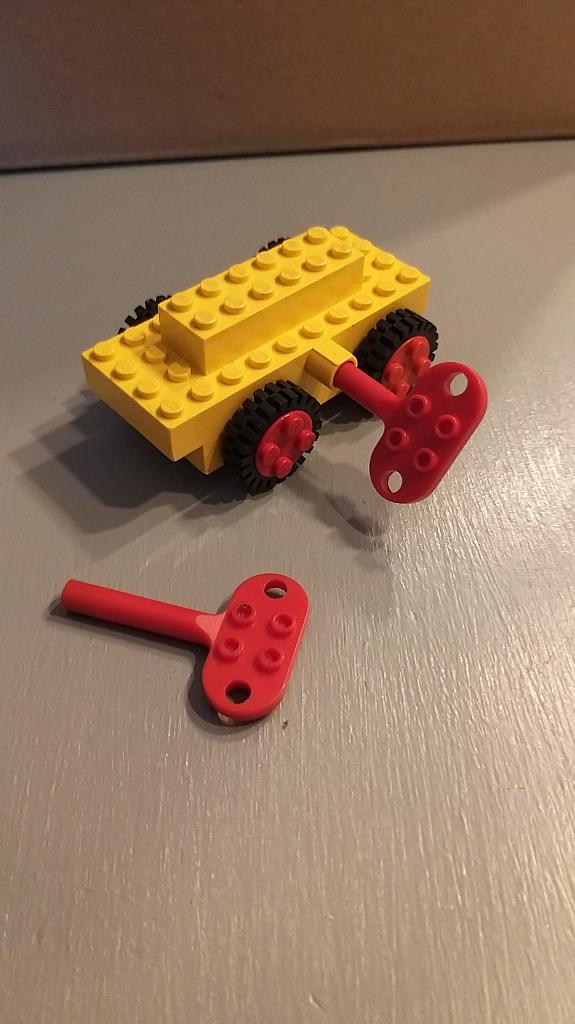 Lego set 890 opwind motor, Compleet, Gebruikt, Overige thema's, Lego