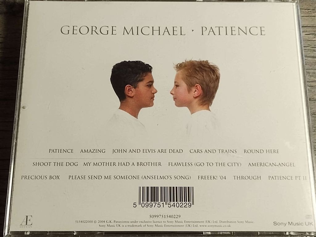 George Michael ‎– Patience, Ophalen of Verzenden, Zo goed als nieuw, Pop