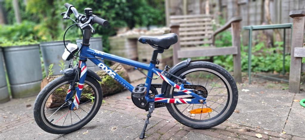 Frog 48 16 inch lichtgewicht kinderfiets, Fietsen en Brommers, Ophalen of Verzenden, Gebruikt, 16 tot 20 inch, Frog