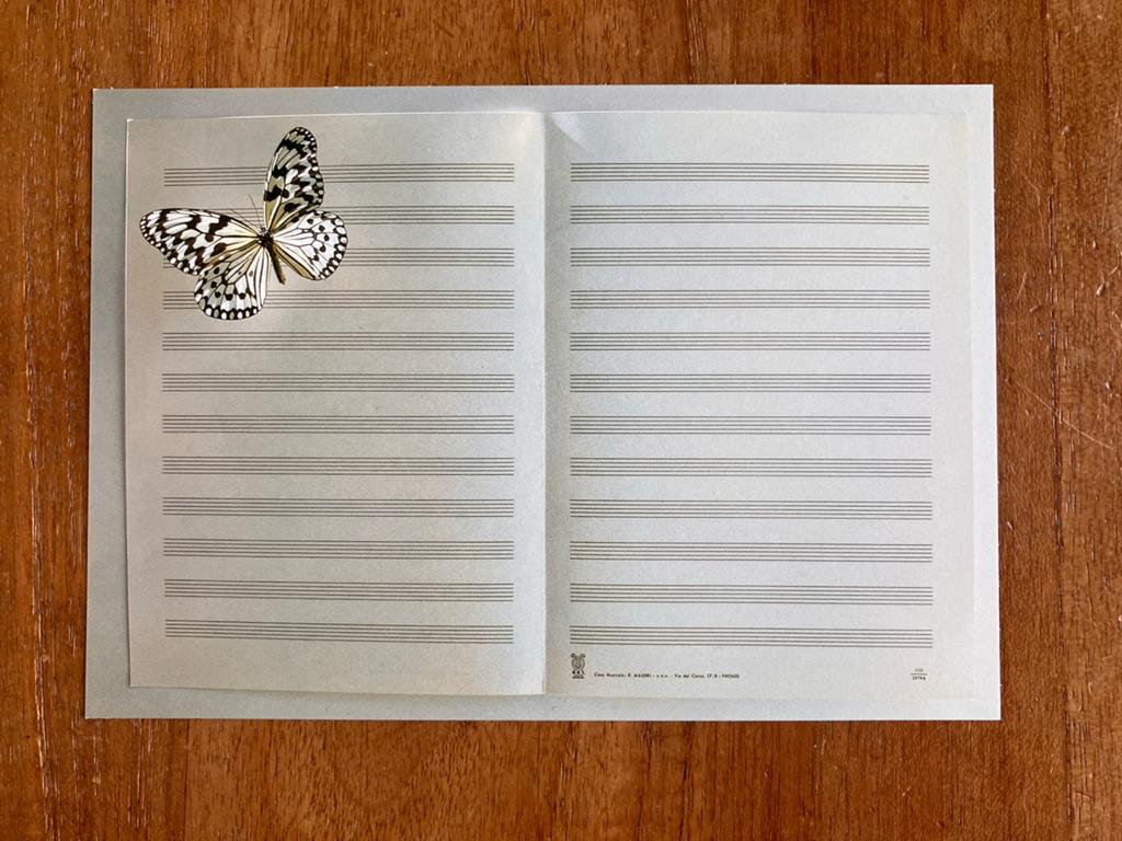 Letizia Volpi 'Song of Spring' no. 3 - Muziekvlinder, Ophalen of Verzenden, 1980 tot heden, Ongelopen, Muziek