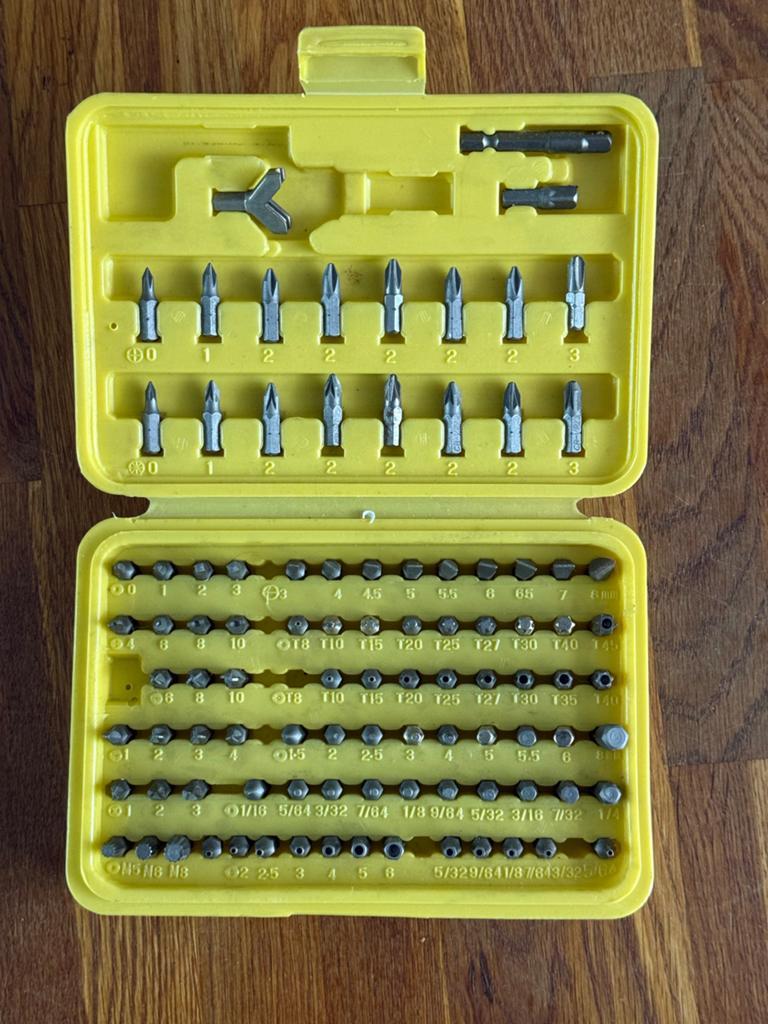 Uitgebreide Bitset met Diverse Schroefbits en Adapters, Doe-het-zelf en Verbouw, Gereedschap | Handgereedschap, Ophalen of Verzenden
