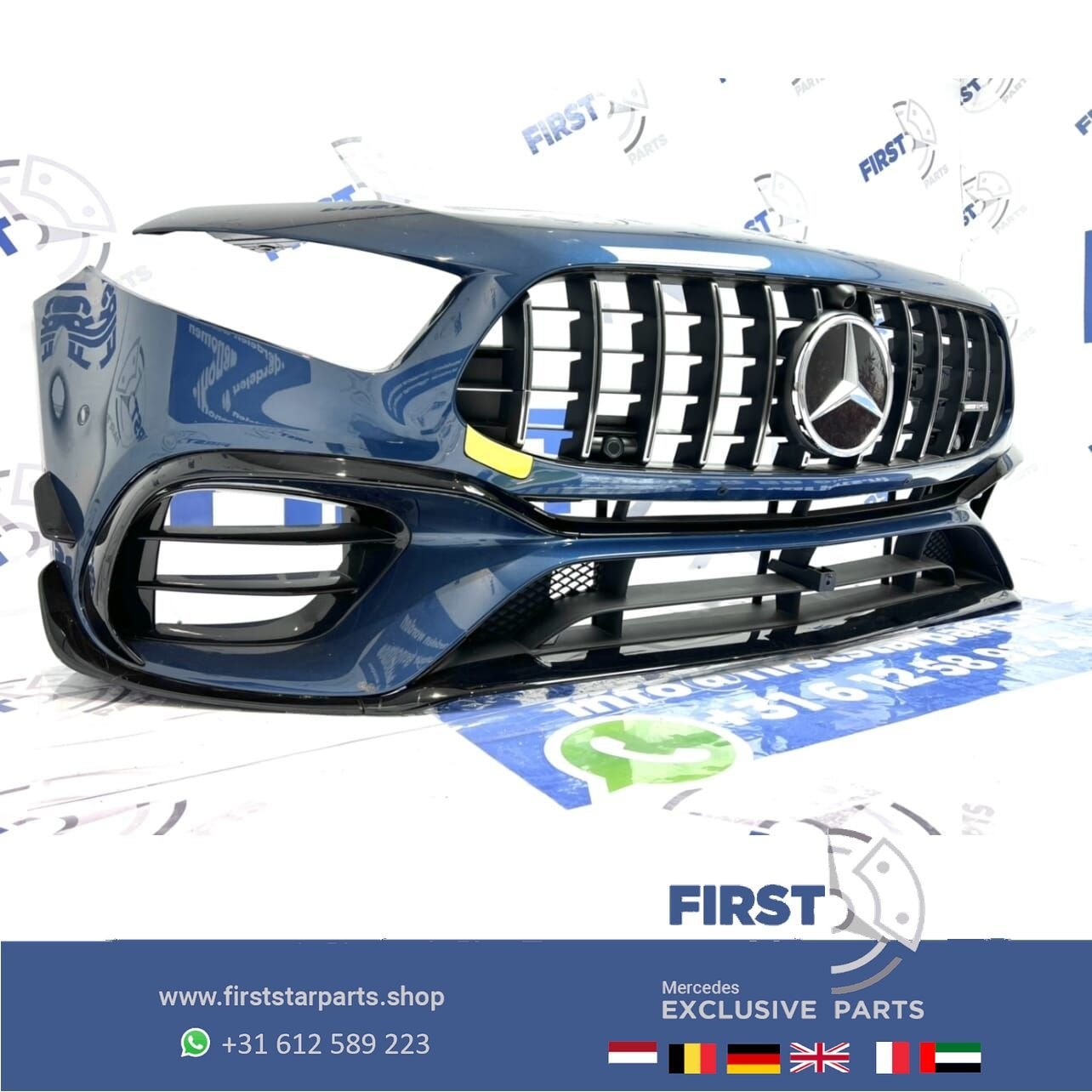 W177 A45 AMG Voorbumper AERODYNAMICA NIGHT PAKKET COMPLEET M, Auto-onderdelen, Carrosserie en Plaatwerk, Bumper, Mercedes-Benz