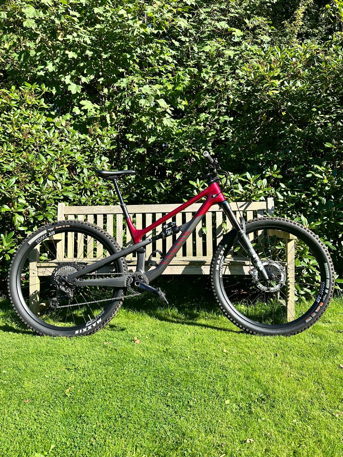 Z.g.a.n mountainbike Canyon Spectral 125 CF 8 - Maat L, Zo goed als nieuw, Schijfrem, Ophalen, Overige merken