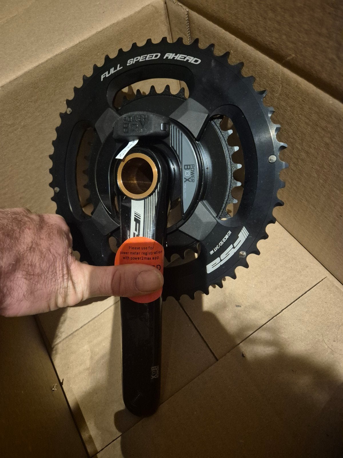 FSA Powerbox Alloy Road Crankstel met vermogensmeter, Ophalen of Verzenden