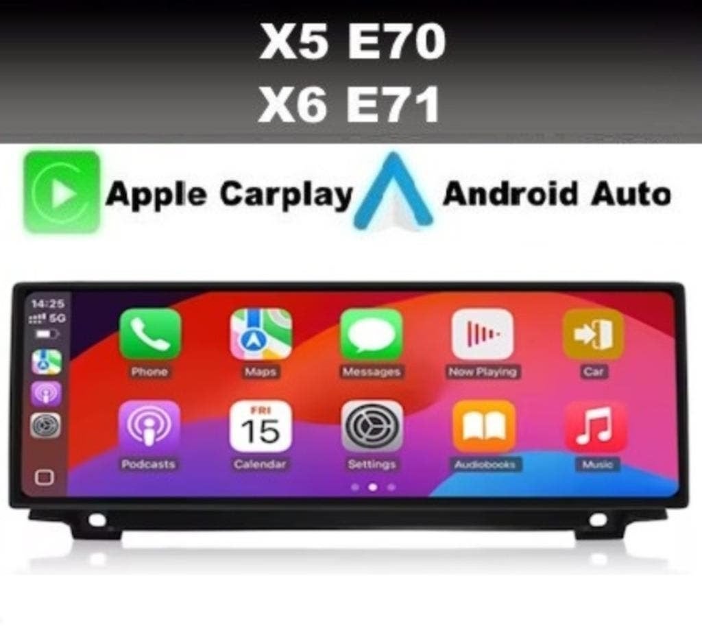 BMW X5 E70 X6 E71 navigatie 14.9in apple carplay android 14, CarAudioExpert, Curieweg Spijkenisse, Nieuw, Ophalen of Verzenden
