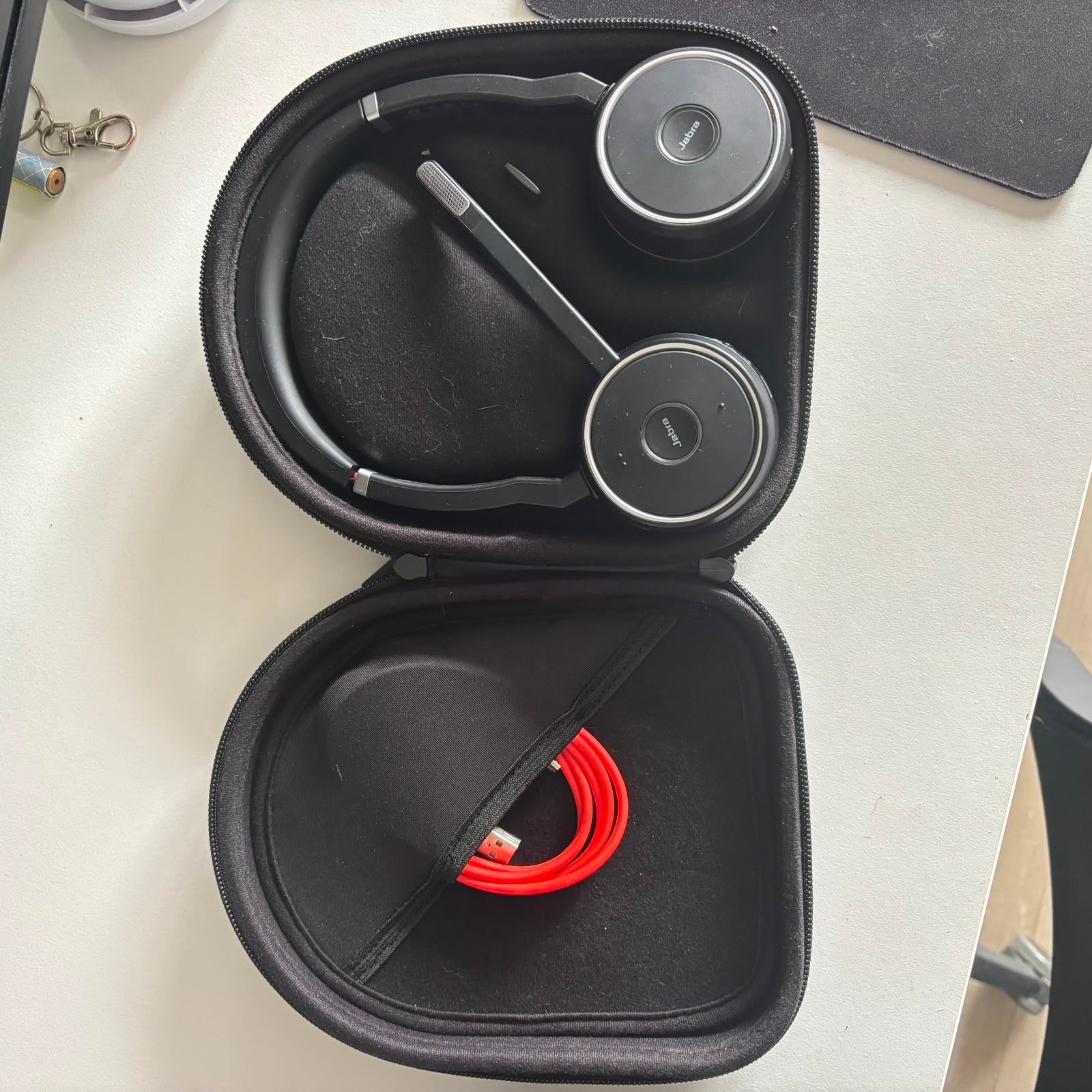 Jabra GN Headset - Gebruikt maar werkt perfect, compleet, Gebruikt, Ophalen of Verzenden, Over-ear, Jabra