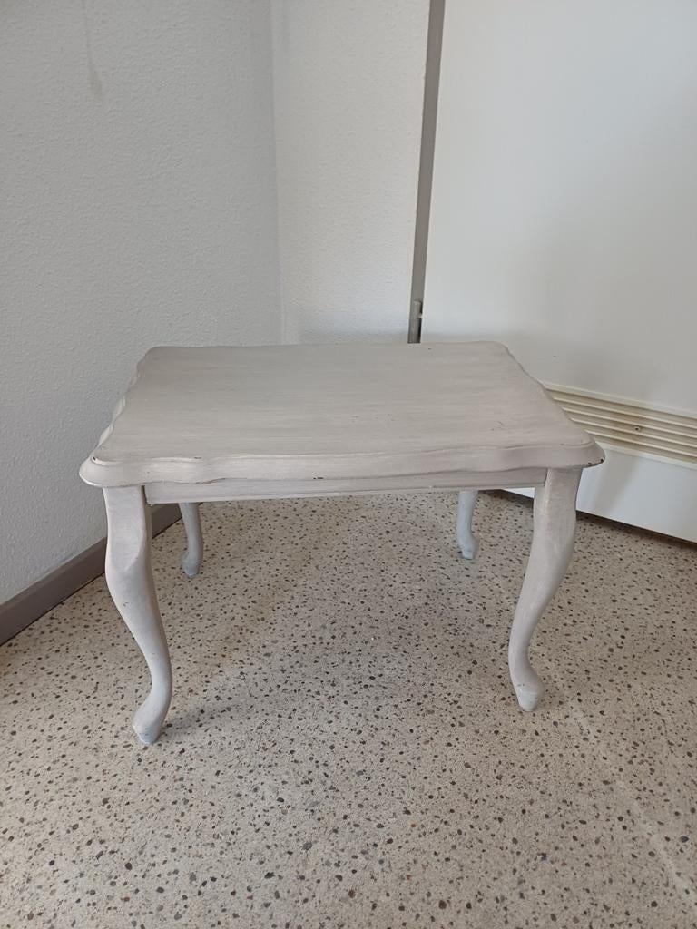 Klein houten tafeltje, Ophalen, Minder dan 45 cm, Minder dan 55 cm, Rechthoekig