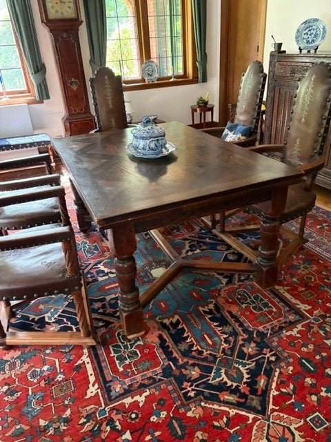 eettafel / salontafel, Huis en Inrichting, Tafels | Eettafels, Gebruikt, 100 tot 150 cm, 150 tot 200 cm, Vijf personen of meer