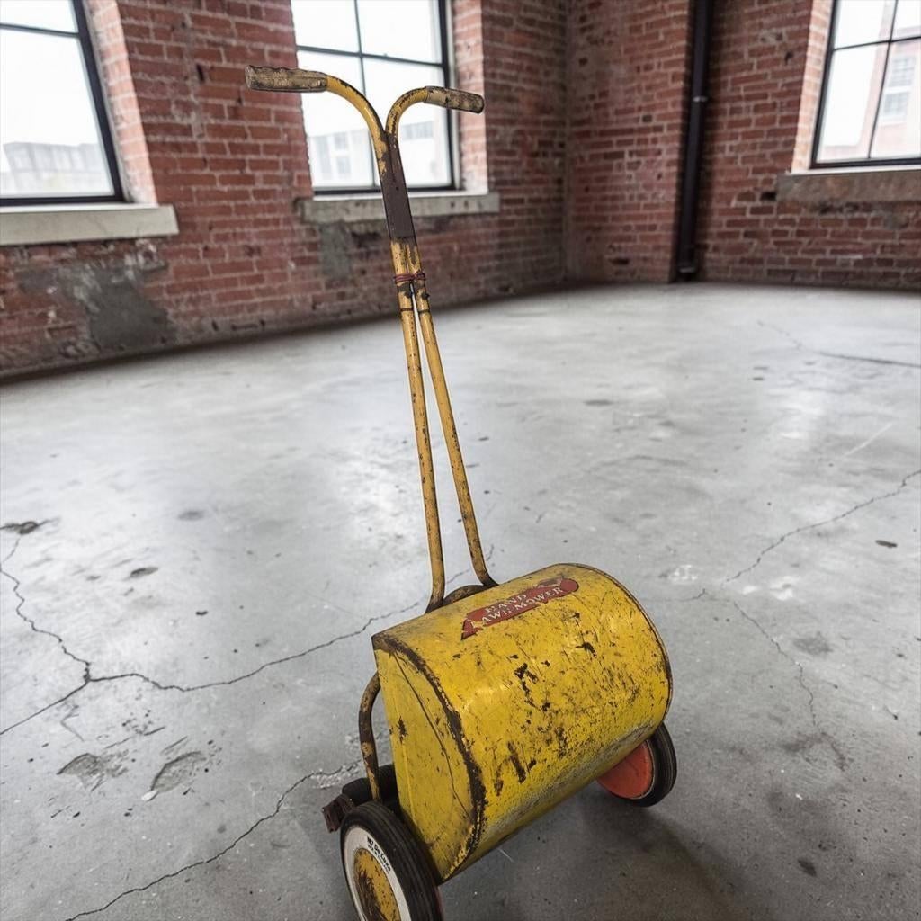 Vintage metalen FOLBATE grasmaaier 'M7 de luxe', Ophalen, Gebruikt