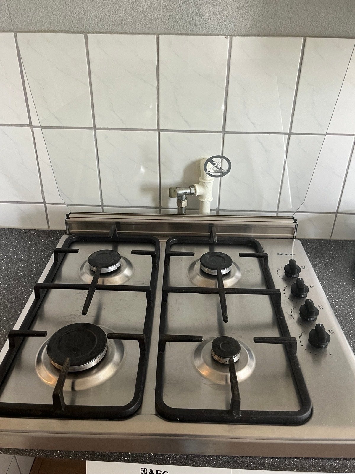 Siemens gasfornuis met 4 kookzones, Witgoed en Apparatuur, Ophalen, Gebruikt, 4 kookzones, Gas