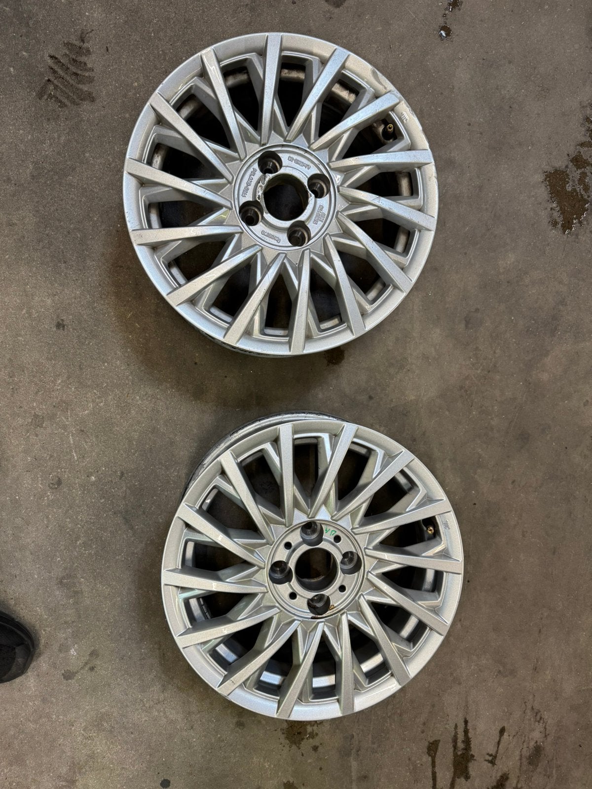 2 originele 15” Fiat 500 velgen 6.0J X 15 52009577, Ophalen, 15 inch, Velg(en), Nieuw