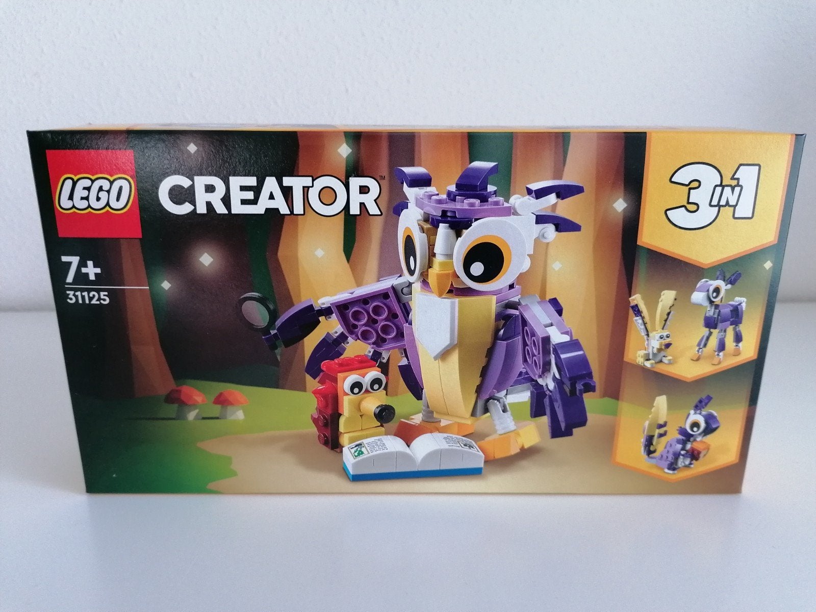 LEGO Creator 3in1 Uil, Eekhoorn en Konijn (31125), Ophalen, Lego, Nieuw, Compleet
