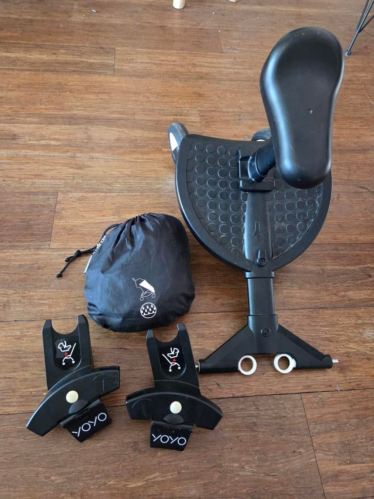 Babyzen YOYO meerijdplankje en maxicosi adapters, Gebruikt, Ophalen of Verzenden, Met autostoeltje, Kinderwagen