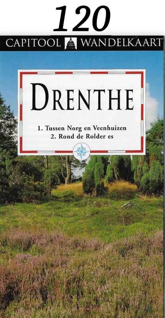 Pl120 capitool wandelkaart drenthe, Boeken, 2000 tot heden, Ophalen of Verzenden, Nederland, Landkaart