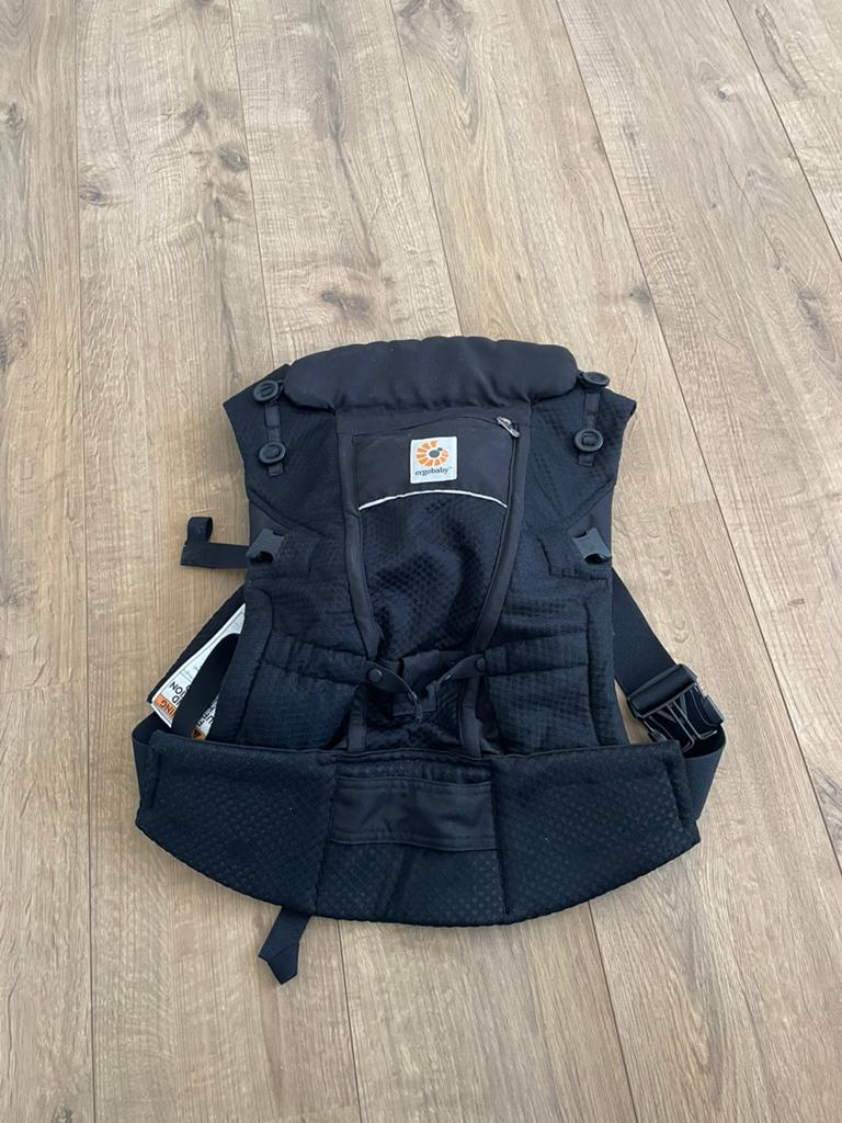 Ergobaby Draagzak Zwart - Comfortabel en Veelzijdig, Overige merken, Buik of Rug, Ophalen of Verzenden, Zo goed als nieuw