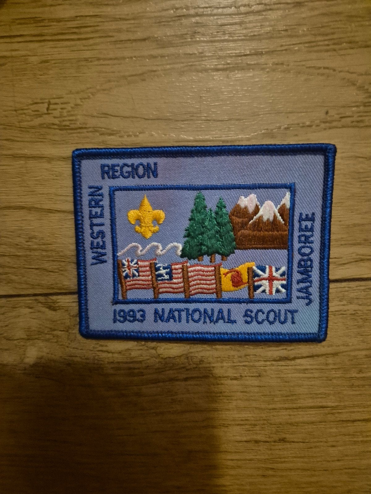 Scouting 1993 National Scout Jamboree Western Region, Verzamelen, Ophalen of Verzenden, Zo goed als nieuw, Embleem, Speld of Insigne