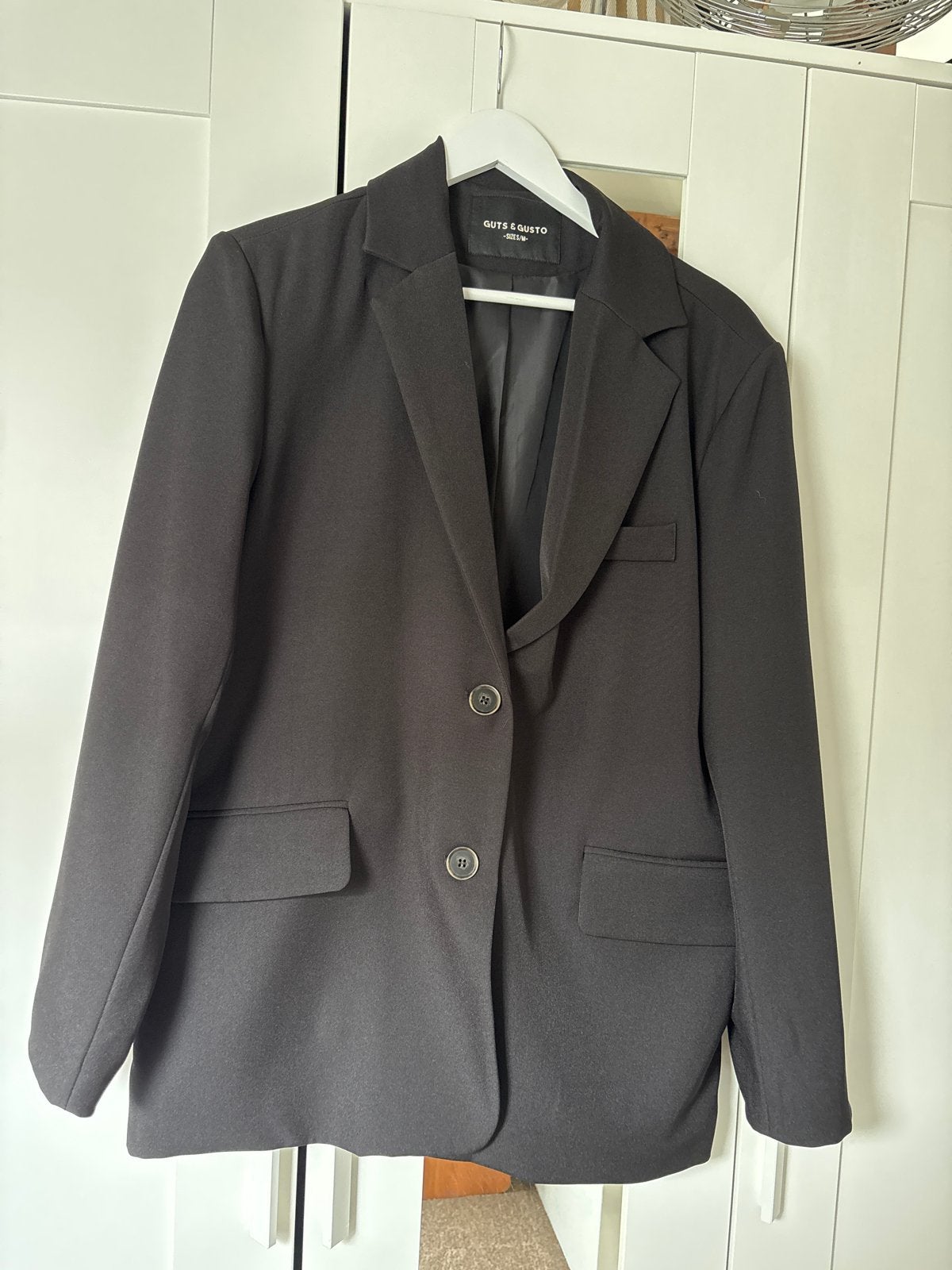 Zwarte blazer van Guts & Gusto - Maat S/M, Zwart, Ophalen of Verzenden, Zo goed als nieuw, Jasje