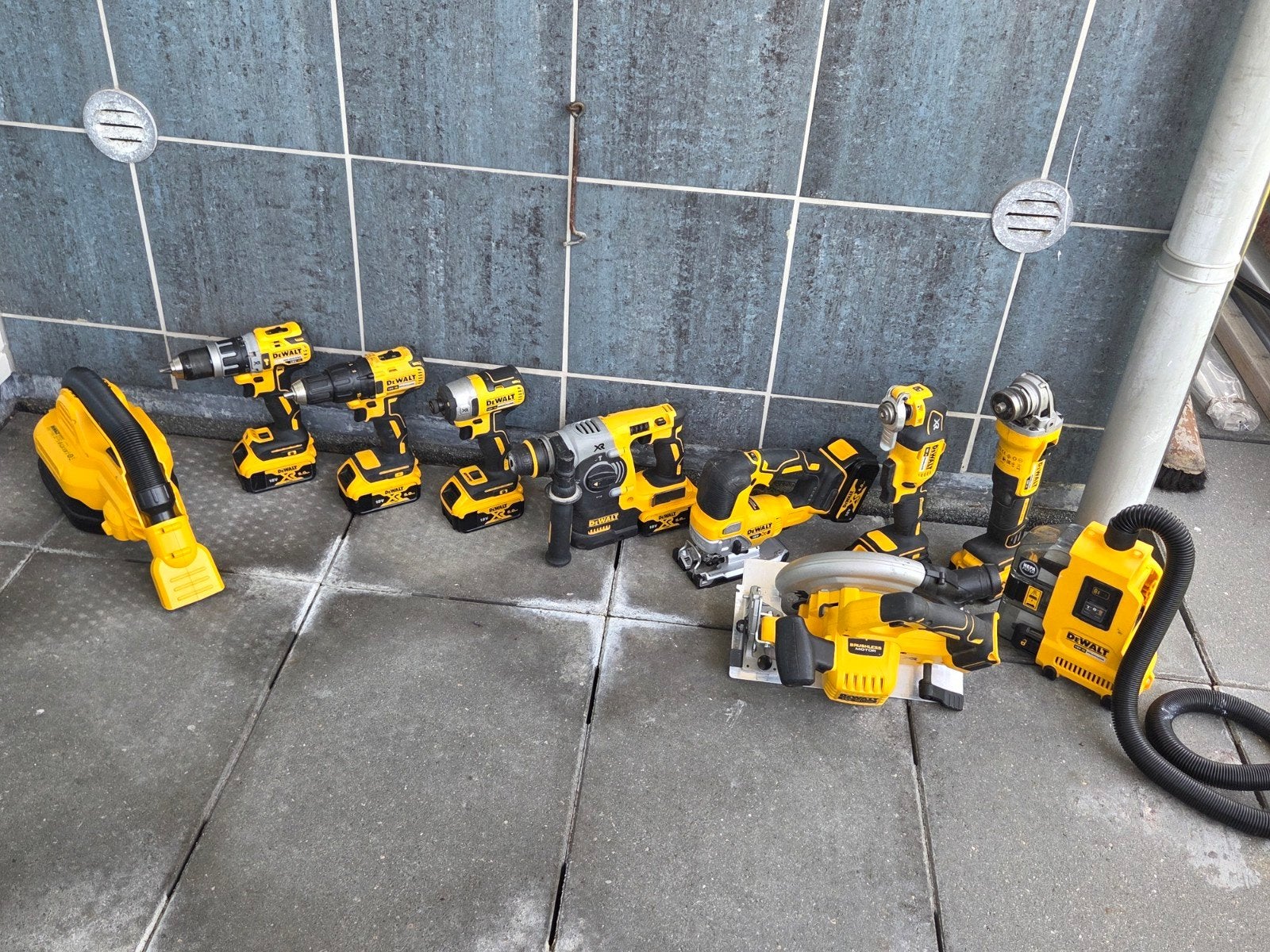 DeWalt 18V Tools zeer complete set - Zo goed als nieuw, Ophalen, Zo goed als nieuw, Overige typen, DeWalt