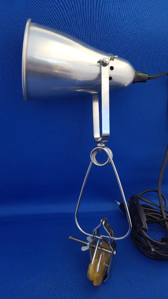 Industriele lamp, wandlamp knijpspot, Ikea. Metalen kap. 1A6, Huis en Inrichting, Tweedehands verkoop, Tweedehands verkoop, Gebruikt