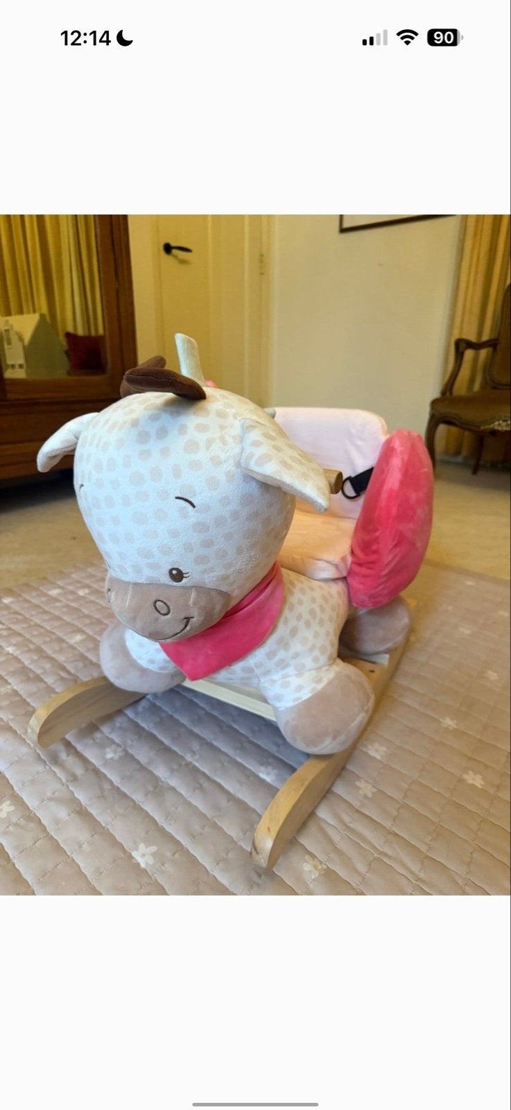 Nattou Charlotte Giraffe hobbelpaard voor Kinderen, Ophalen, Zo goed als nieuw, Overige typen