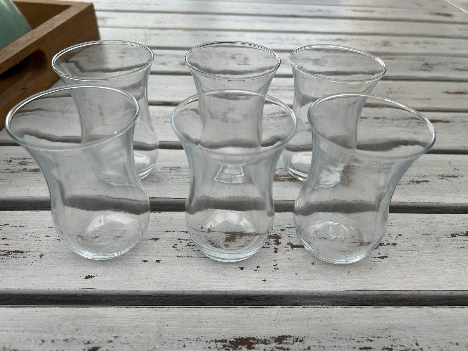 Set van 6 Turkse theeglaasjes - NIEUW, Nieuw, Ophalen of Verzenden, Glas, Glas of Glazen