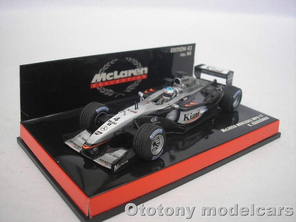 McLaren MP4/17 Mercedes #4 2002 Räikkönen 1/43 Minichamps, Ophalen of Verzenden, Nieuw, Auto, MiniChamps