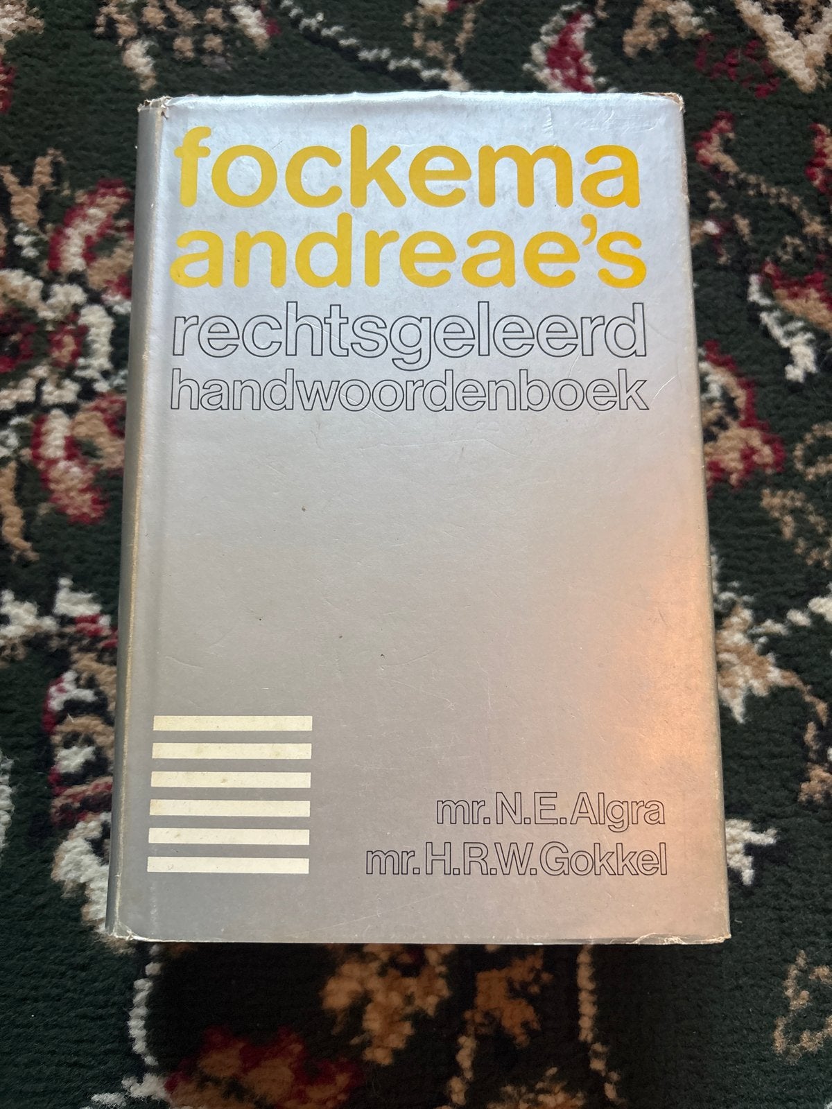 Fockema Andreae's Rechtsgeleerd Handwoordenboek, Ophalen of Verzenden, Gamma, Gelezen, WO