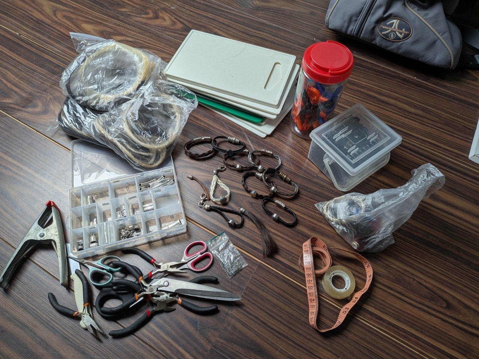 Materiaal voor sieraden van paardenhaar, Ophalen of Verzenden