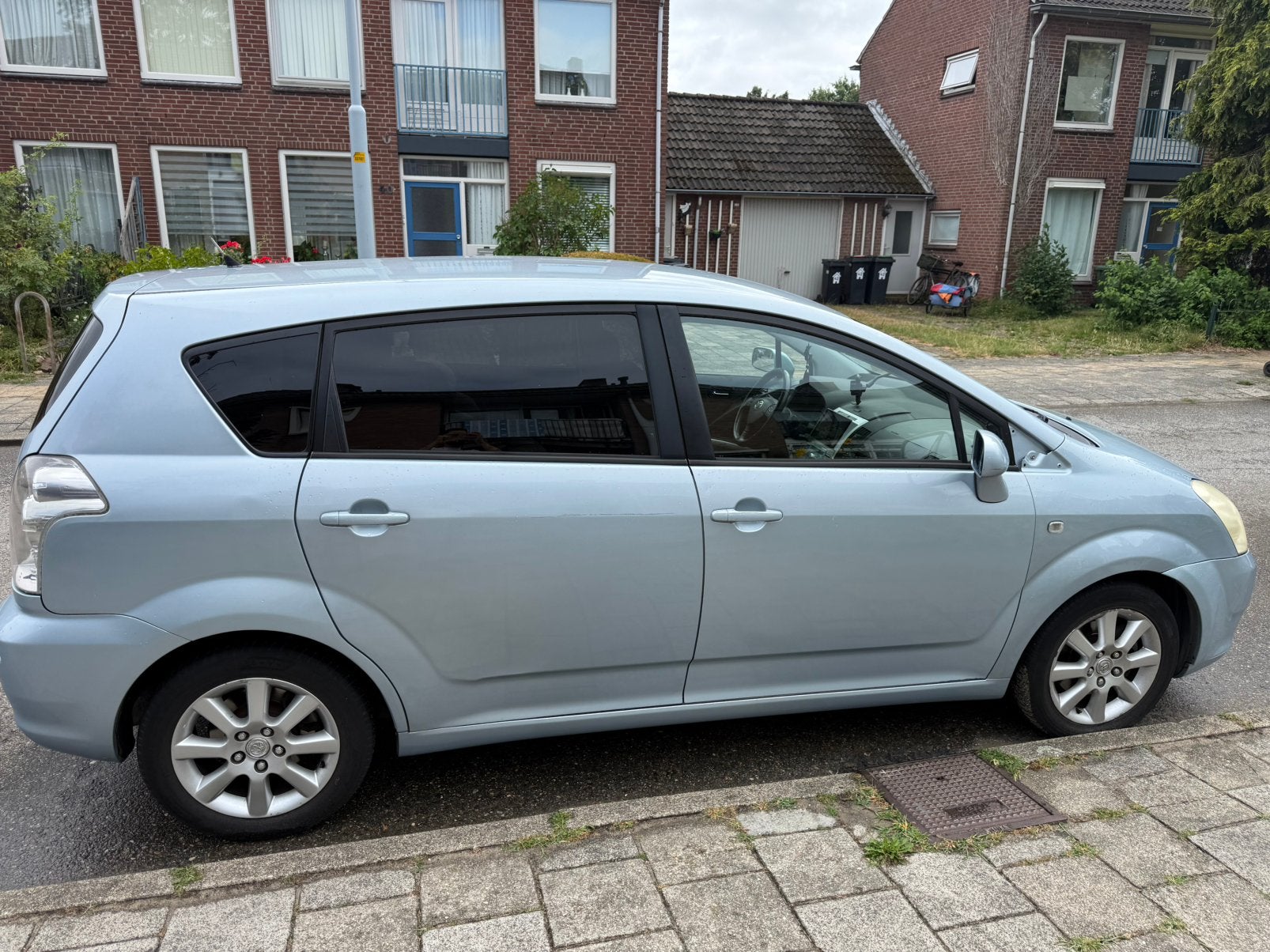 Toyota Corolla Verso 1.8 Vvt-i AUT 7P 2005 Blauw, Auto's, Bluetooth, 7 cilinders, 129 pk, 7 stoelen