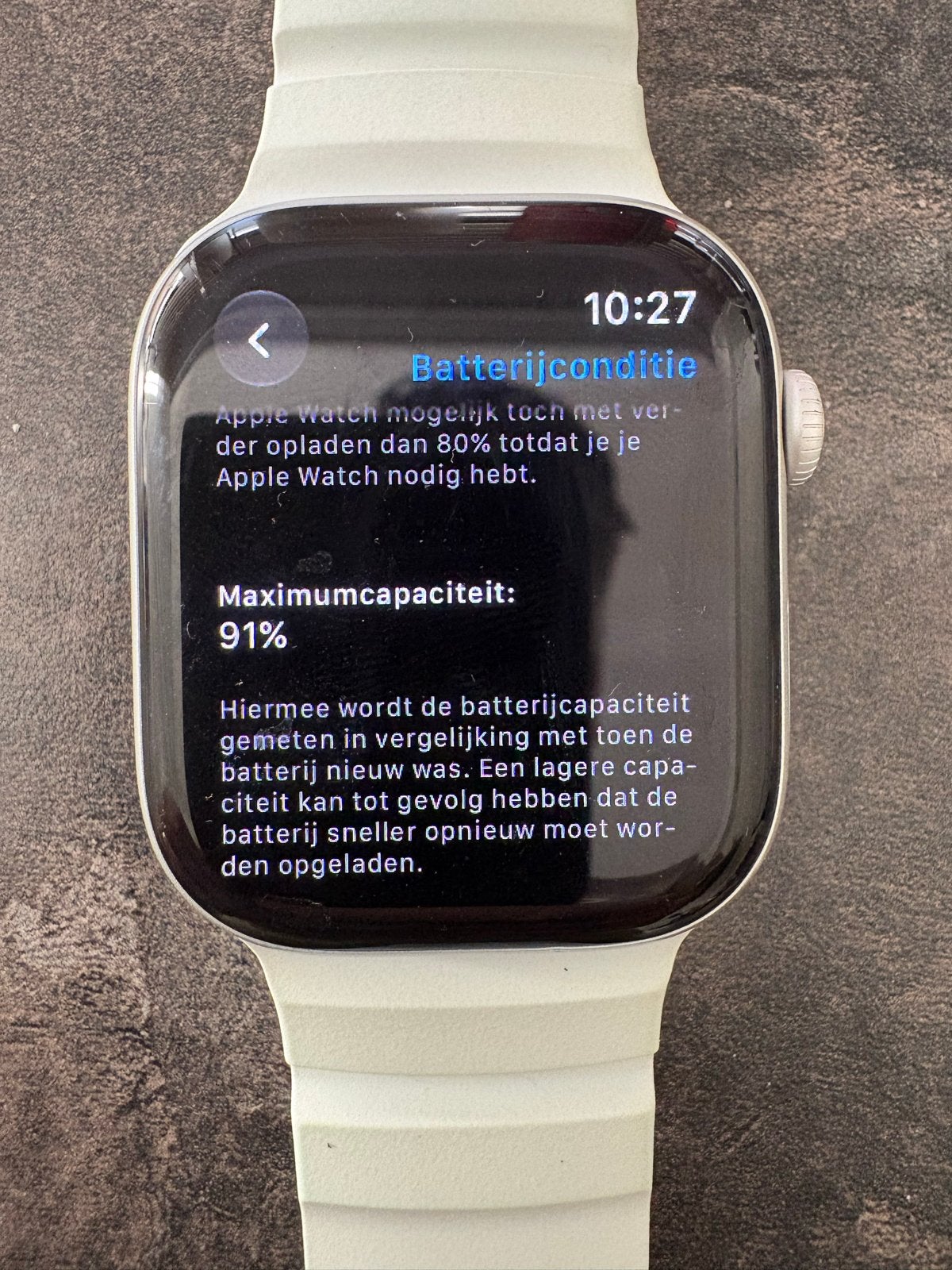 Apple Watch Series 10, Sieraden, Tassen en Uiterlijk, Smartwatches, Gebruikt, IOS, Ophalen of Verzenden, Waterdicht